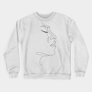 Line art woman Crewneck Sweatshirt